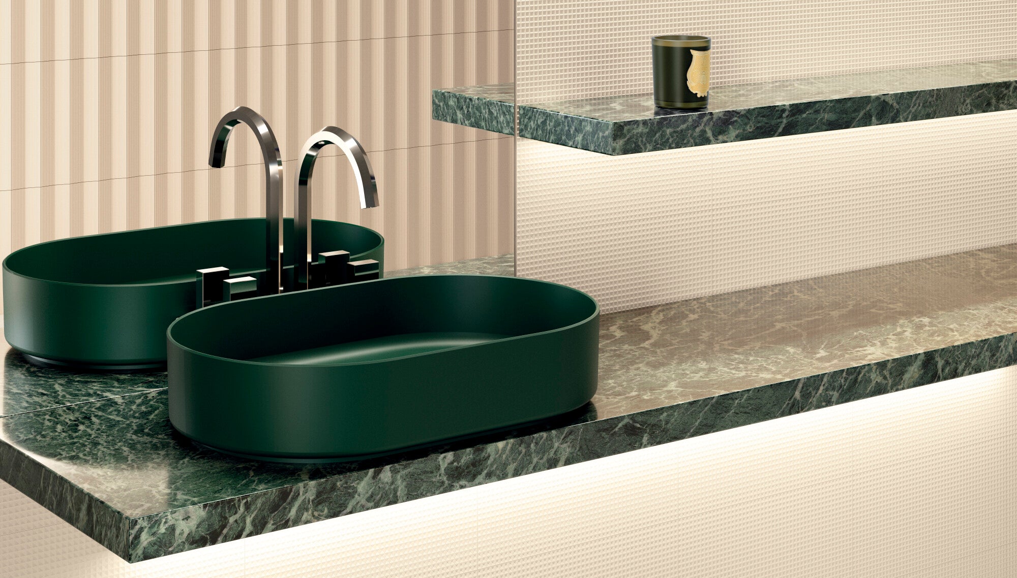 PIQUE Waffle ceramic wall tiles by ESTUDI{H}AC