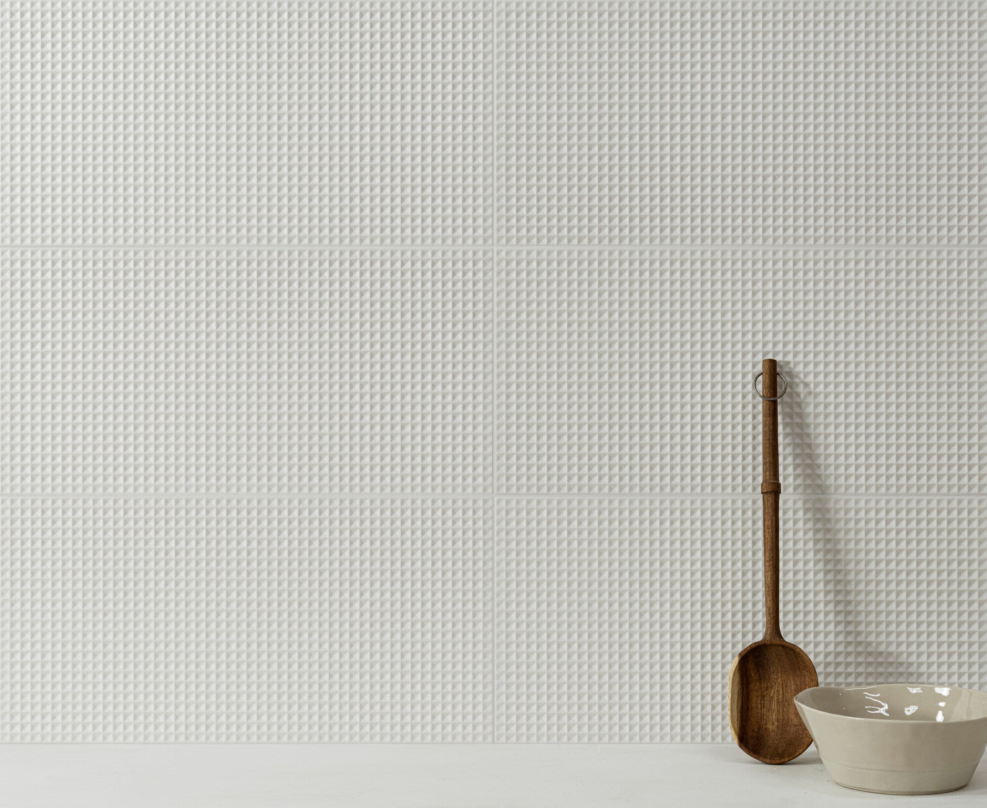 PIQUE Waffle ceramic wall tiles by ESTUDI{H}AC