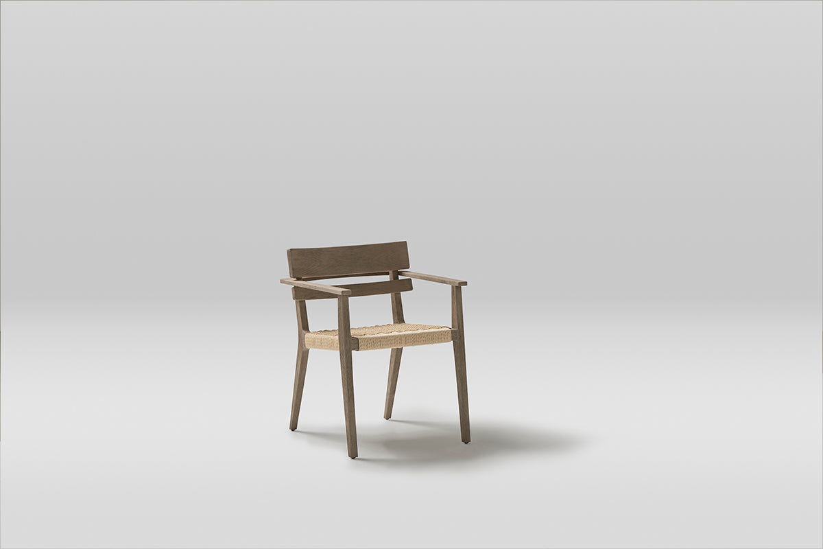 Silla de comedor con reposabrazos Paralel