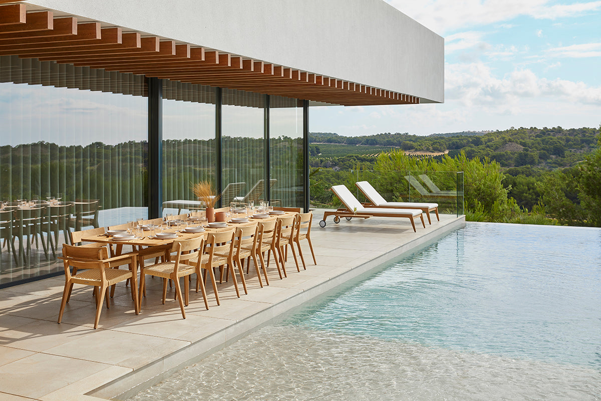 Mesa comedor rectangular extensible Paralel