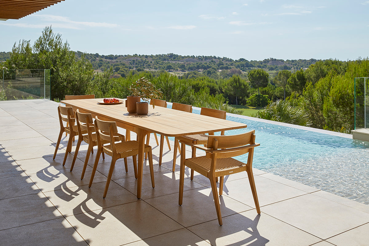 Mesa comedor rectangular extensible Paralel