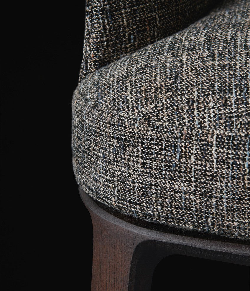 Jane armchair, wooden base