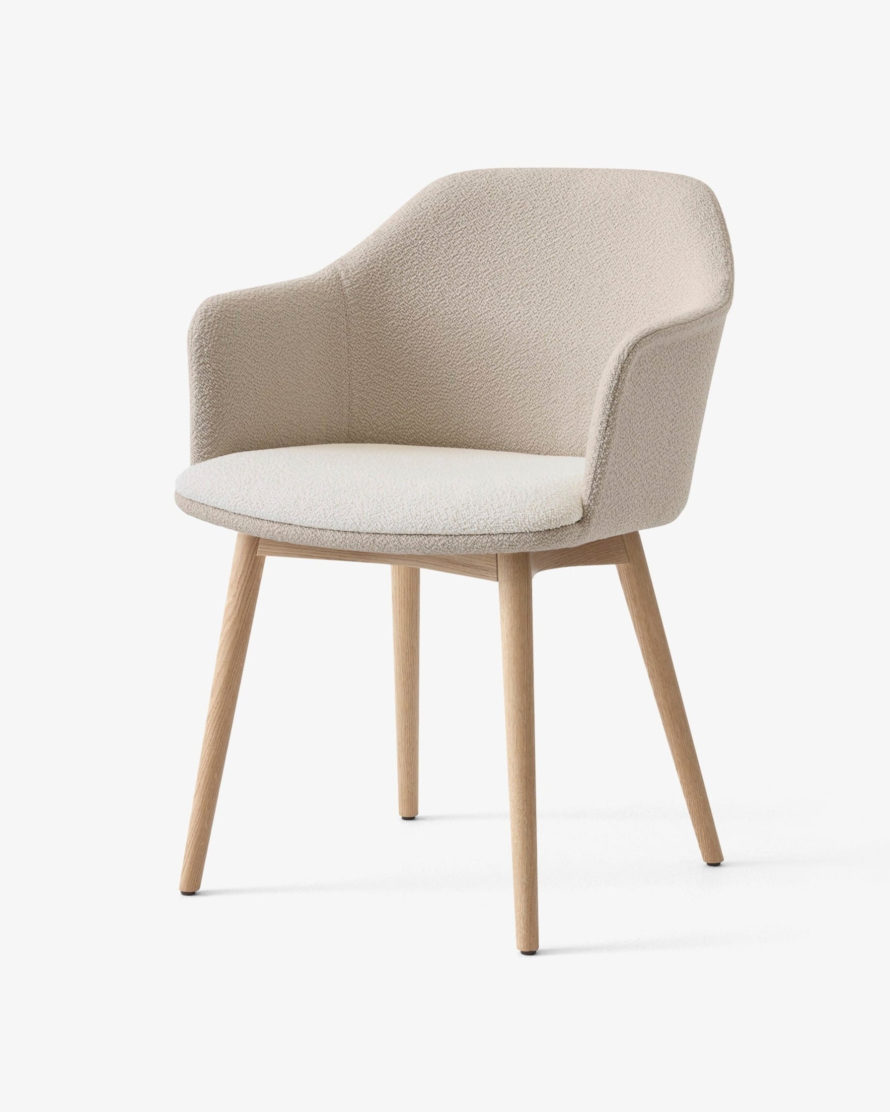 Silla de comedor Rely HW80 tapizado Karakorum 003 y asiento en Karakorum 001