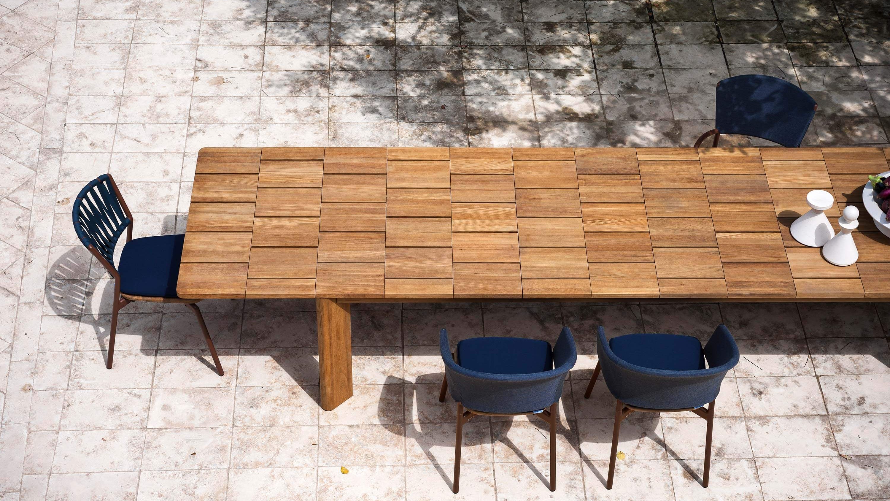 Mesa de comedor extensible Brick