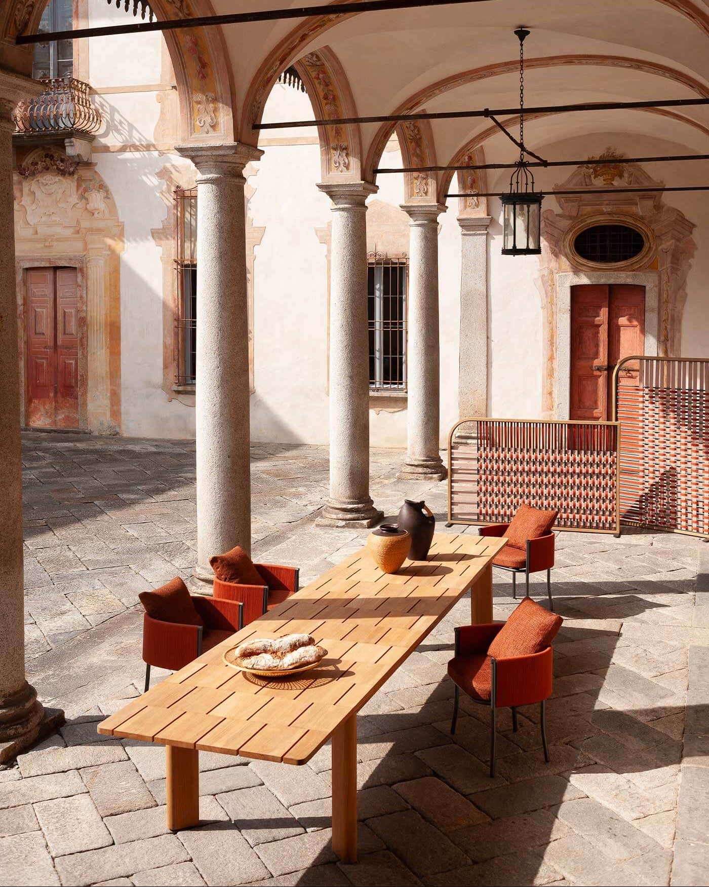 Mesa de comedor extensible Brick