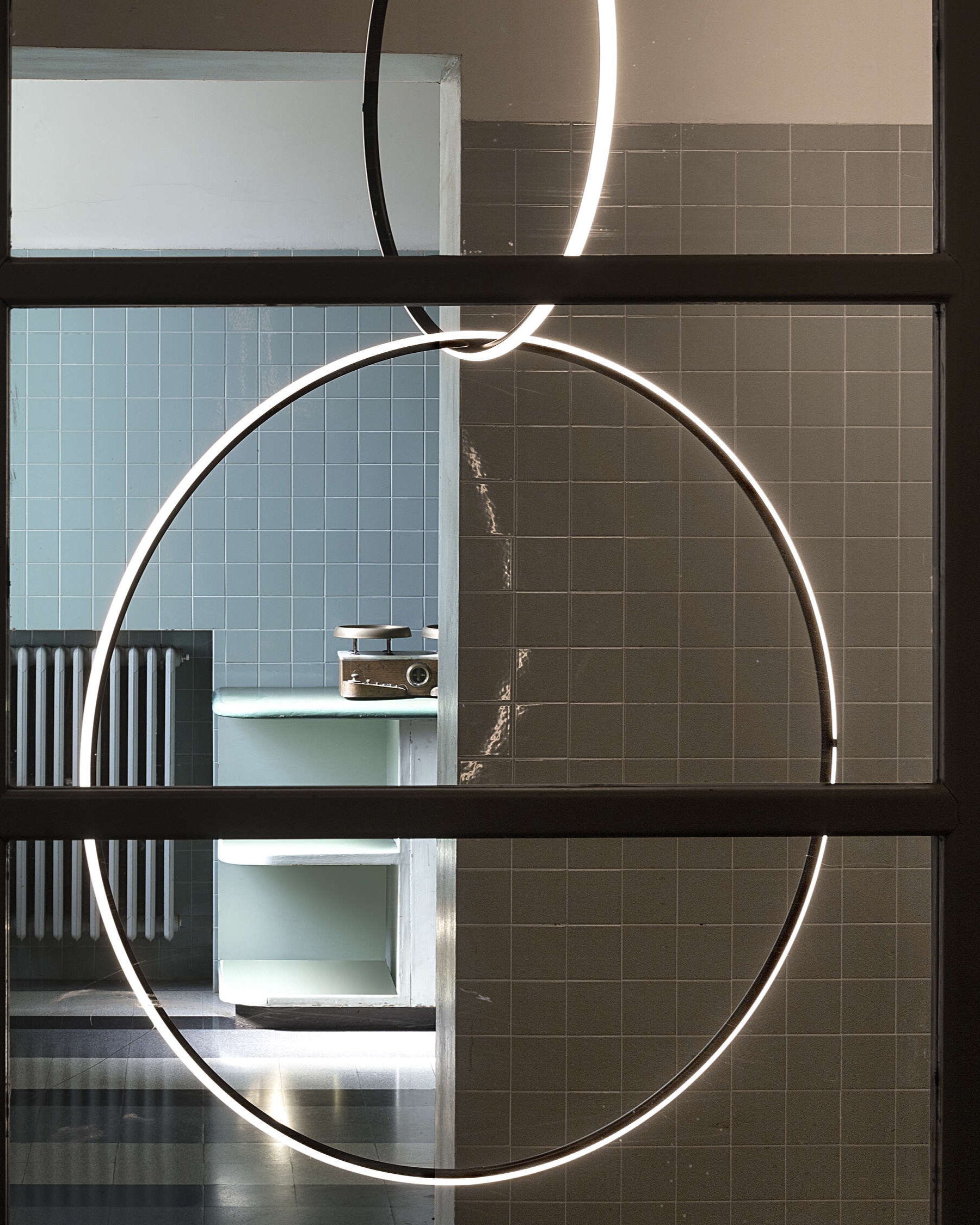 Arrangements 2 elements Round ceiling lamp