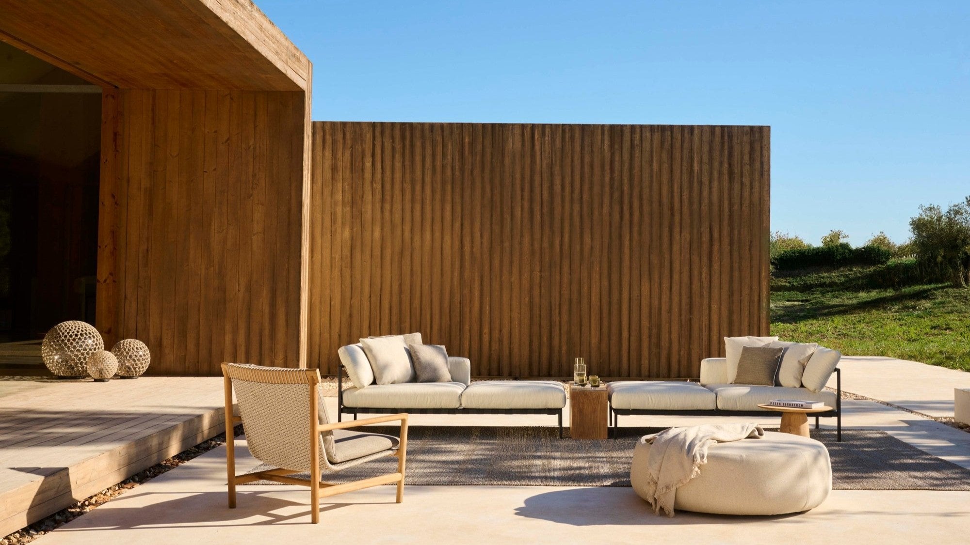 Meridienne Stand-Alone Outdoor Sofa Natal Alu