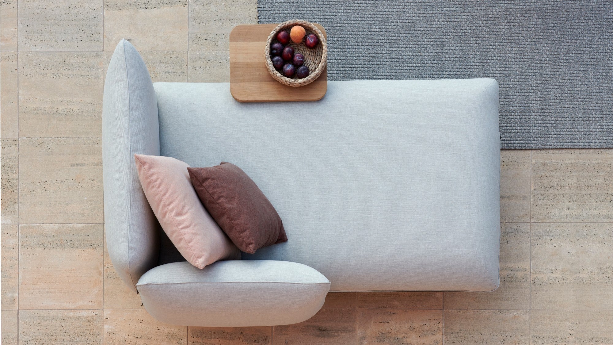 Senja Meridienne modular outdoor sofa