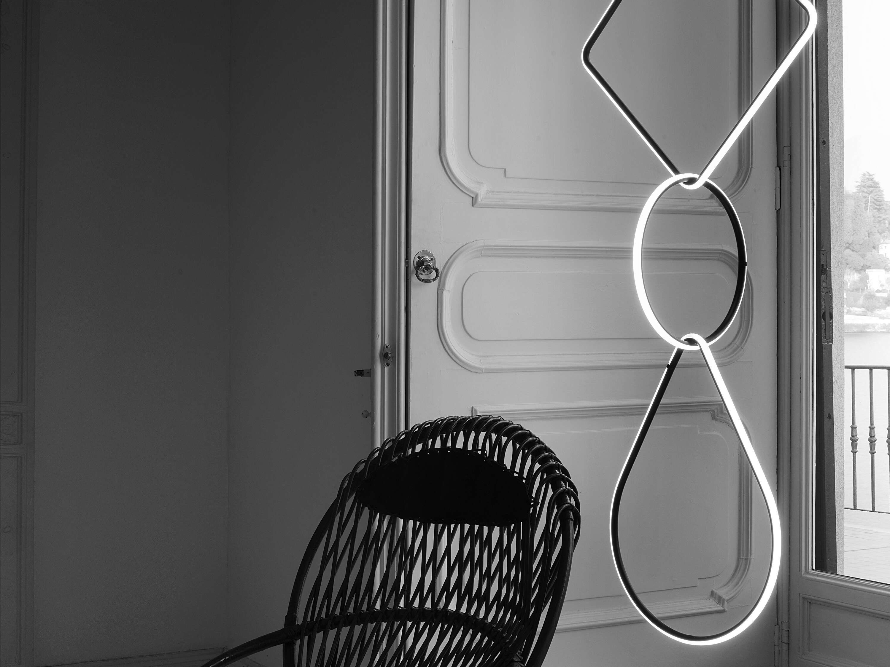 Arrangements 3 elements ceiling lamp | Square L / Round S / Drop Up