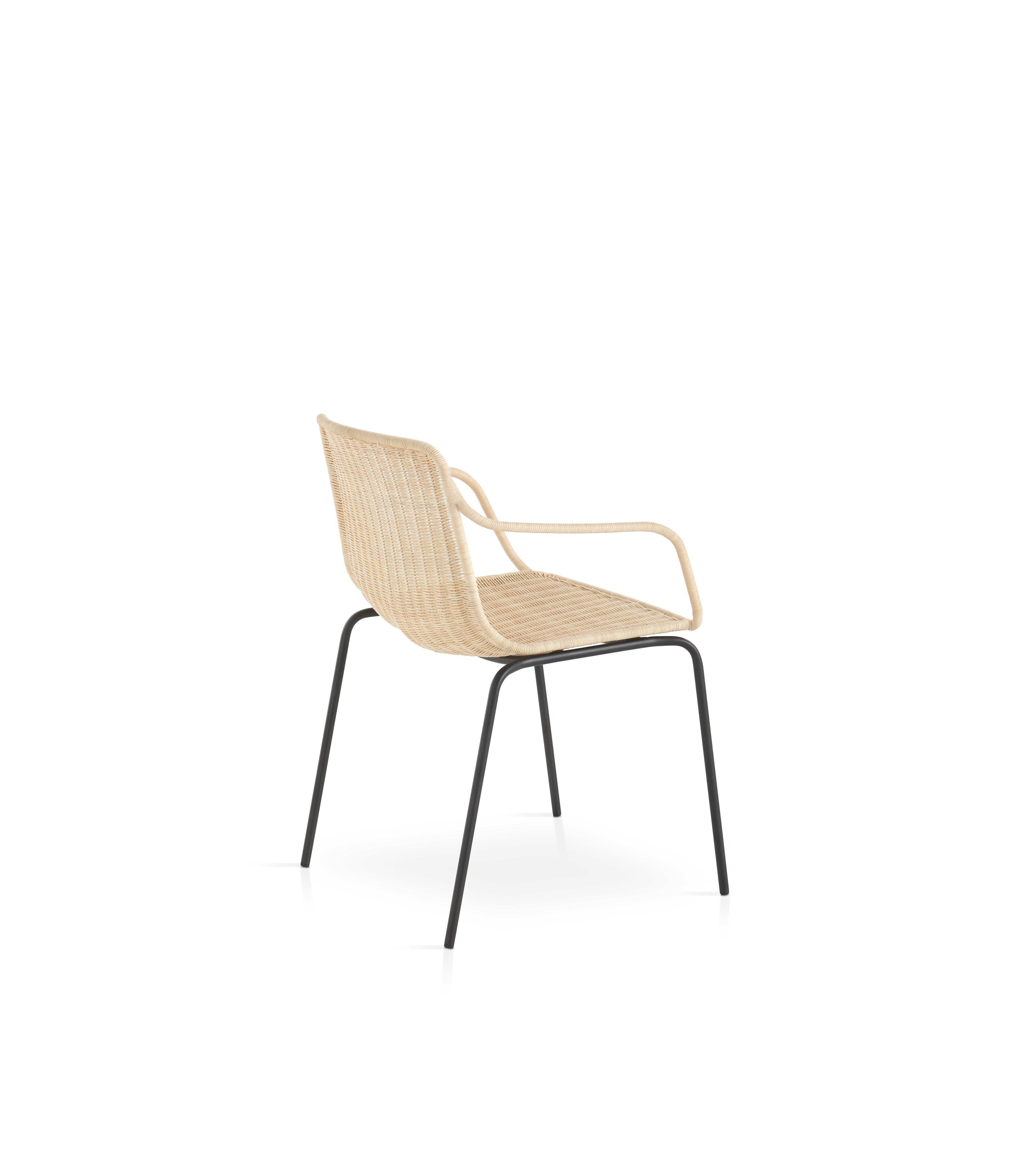 Lapala dining chair with armrests