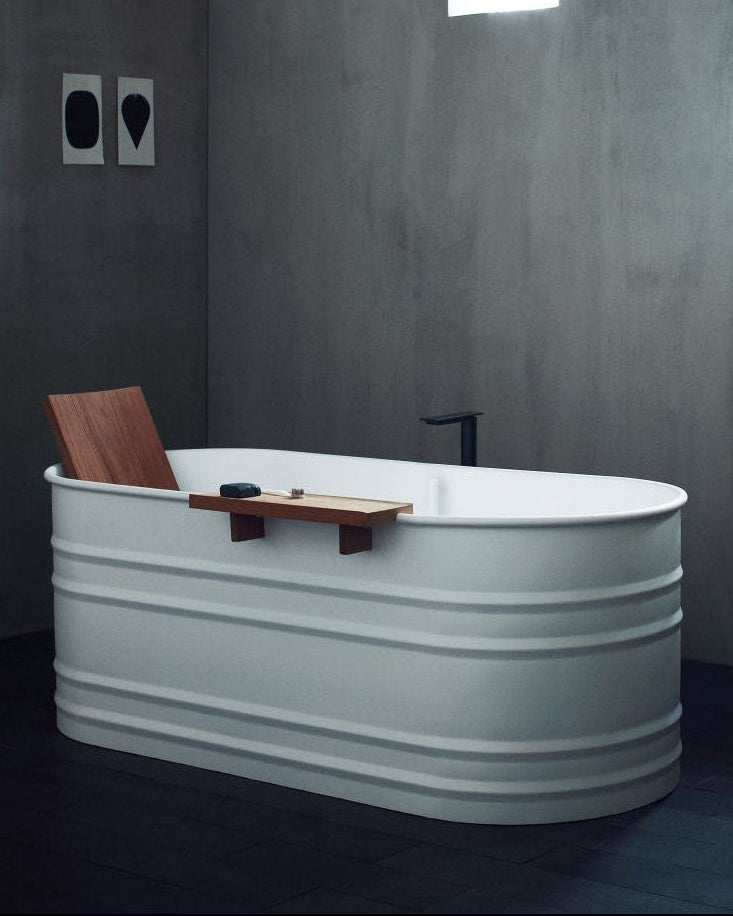 Bañera independiente de exterior inox Vieques