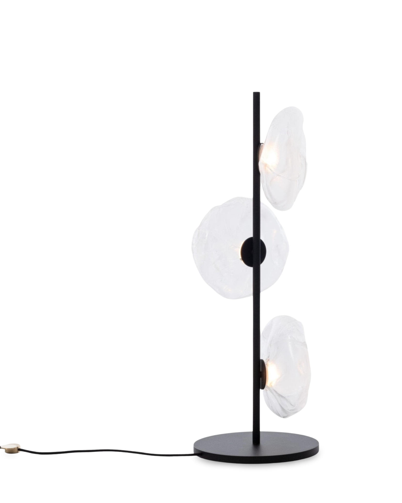 Lámpara de pie 73.3 Stem Floor Short Clear | Black Stem