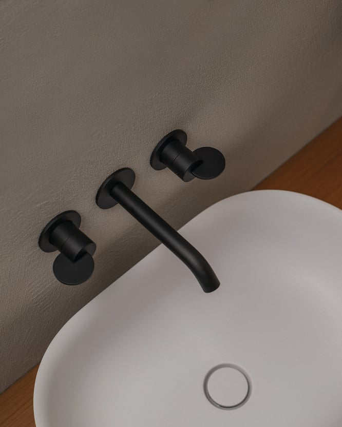 Lemon wall-mounted washbasin set