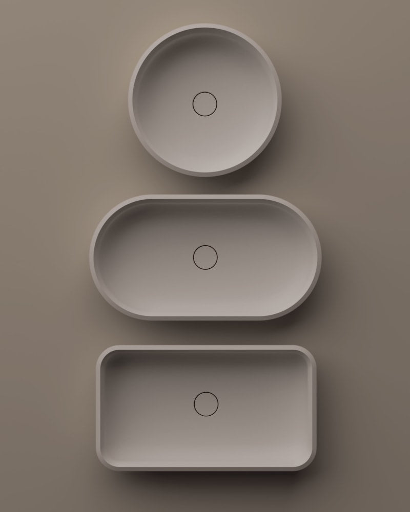 Undici countertop washbasin
