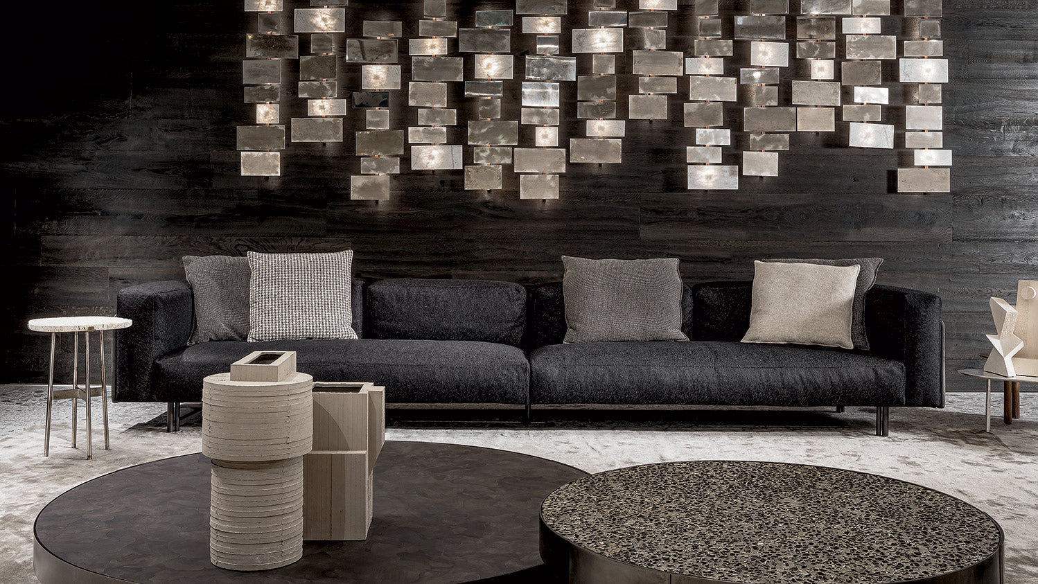 SR coffee table with stone surface