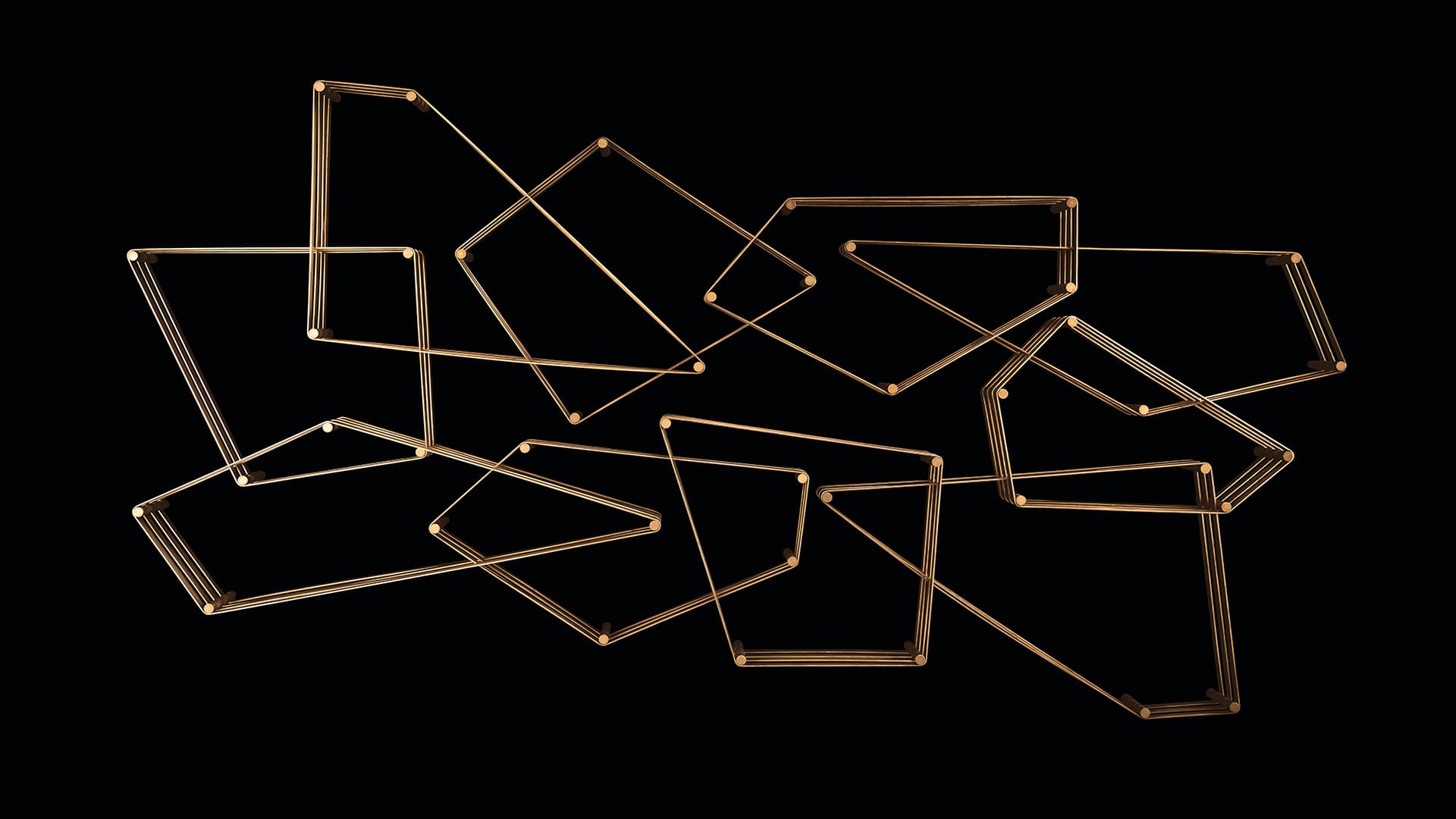 Estantería modular de pared Tangram