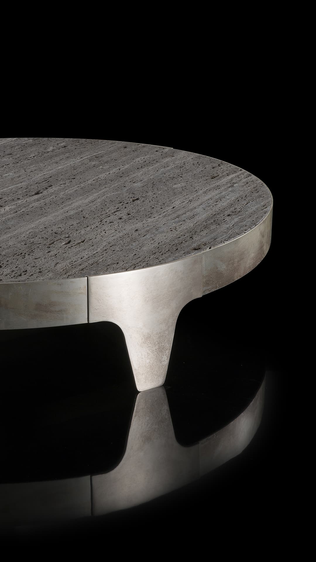 SR coffee table with stone surface