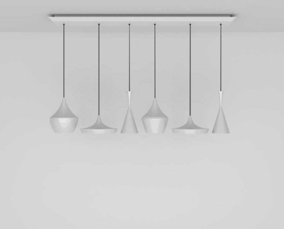 Beat LED Range Linear Pendant System Ceiling Lamp