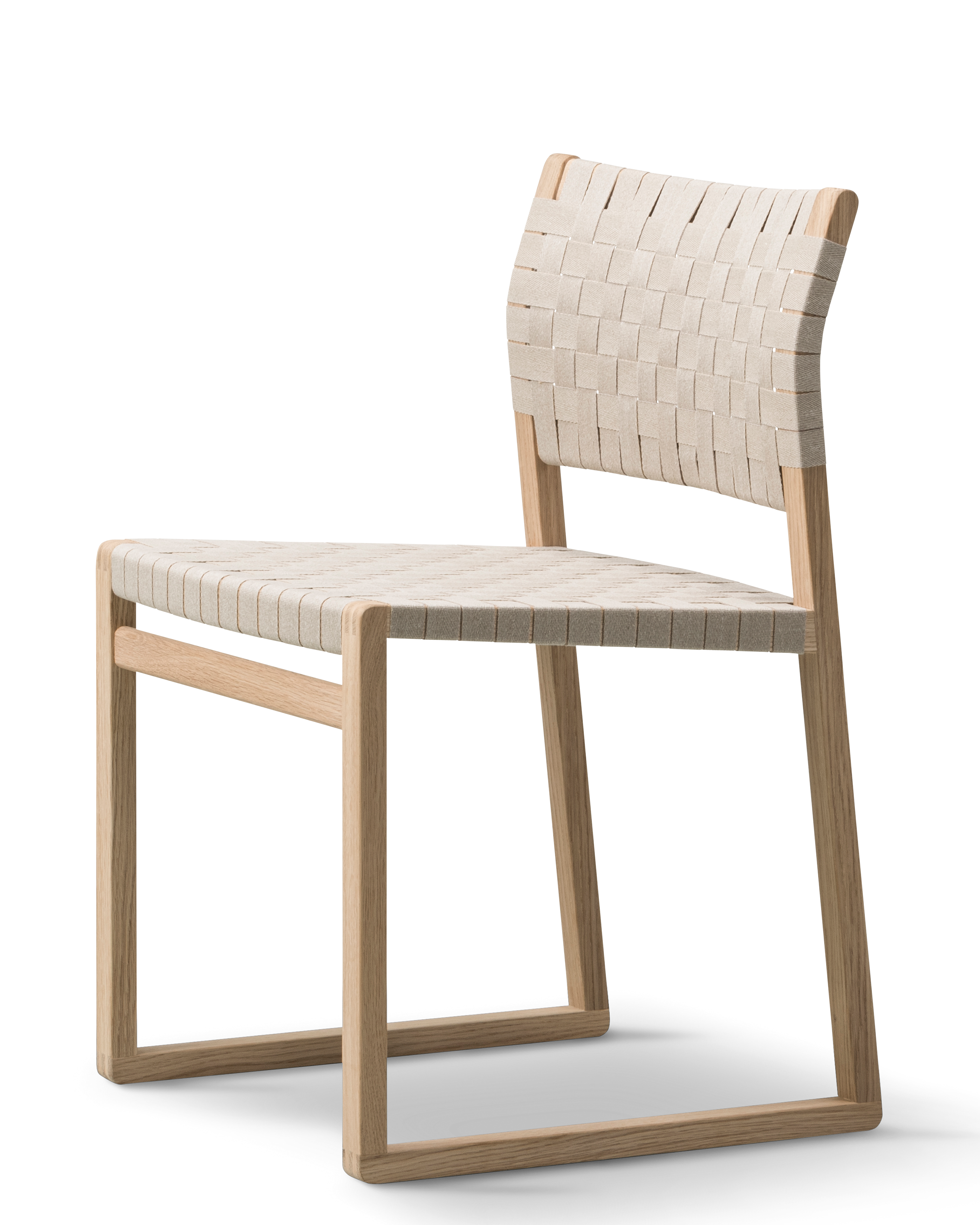 BM61 Linen Webbing Dining Chair