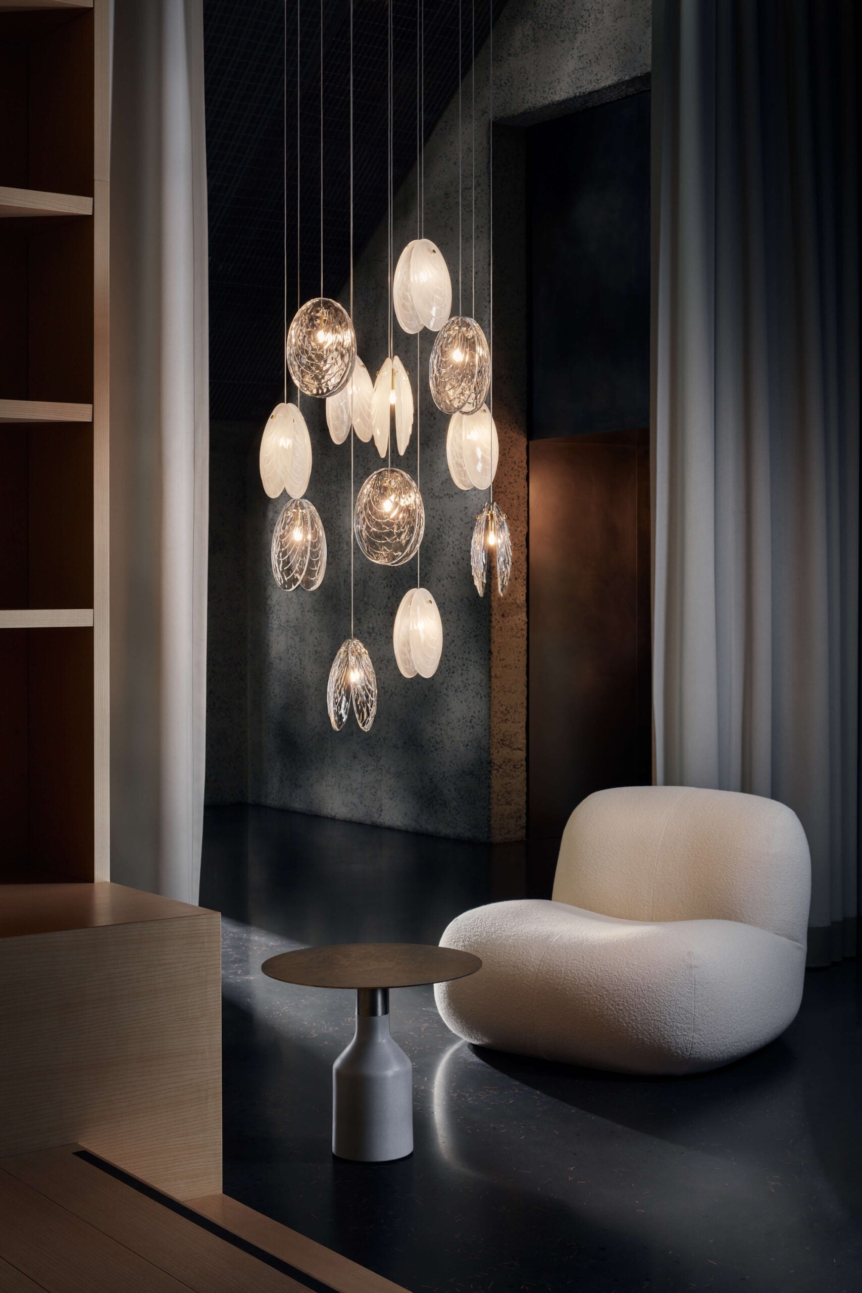 Mussels Chandelier Ceiling Light