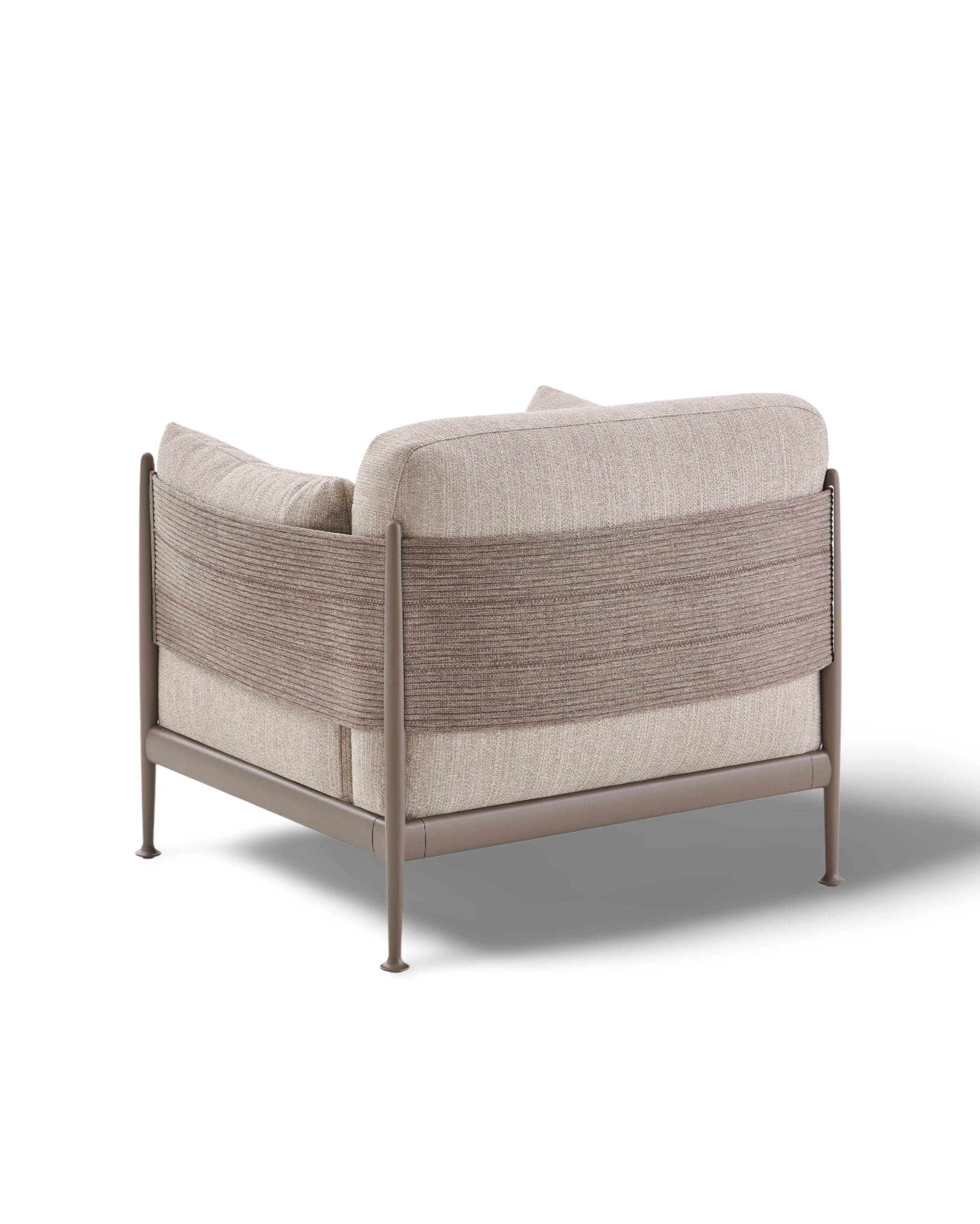 Sillón de exterior Obi con banda Premium