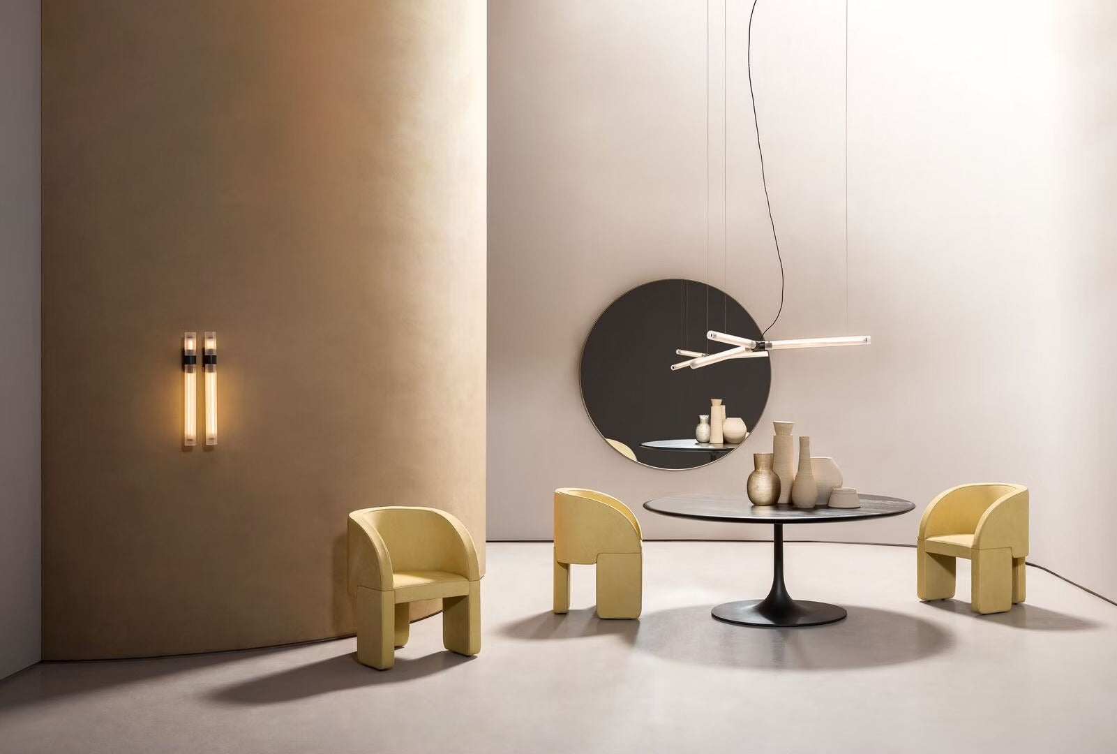 Bourgeois oval dining table