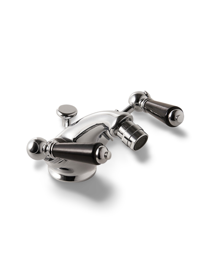 Black Dandy two-handle bidet faucet