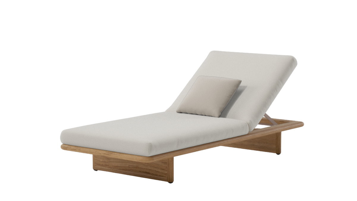 Mesh Outdoor Lounger | 03L Snowcap Terrain Elements