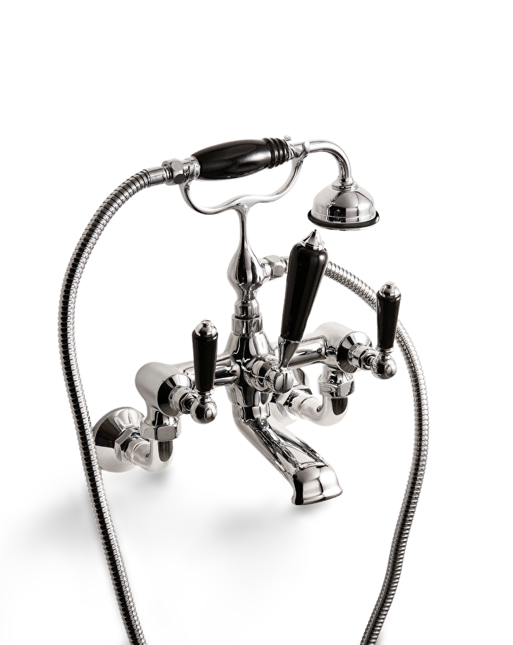 Black Dandy wall-mounted bathtub faucet