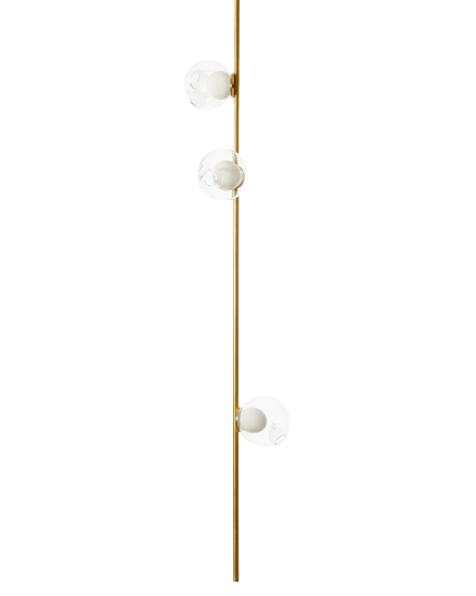 Ceiling Lamp 28.3 Ceiling Long Clear | Brass Stem