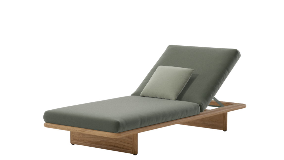 Peppercorn Terrain Elements Mesh Outdoor Lounger | 20L