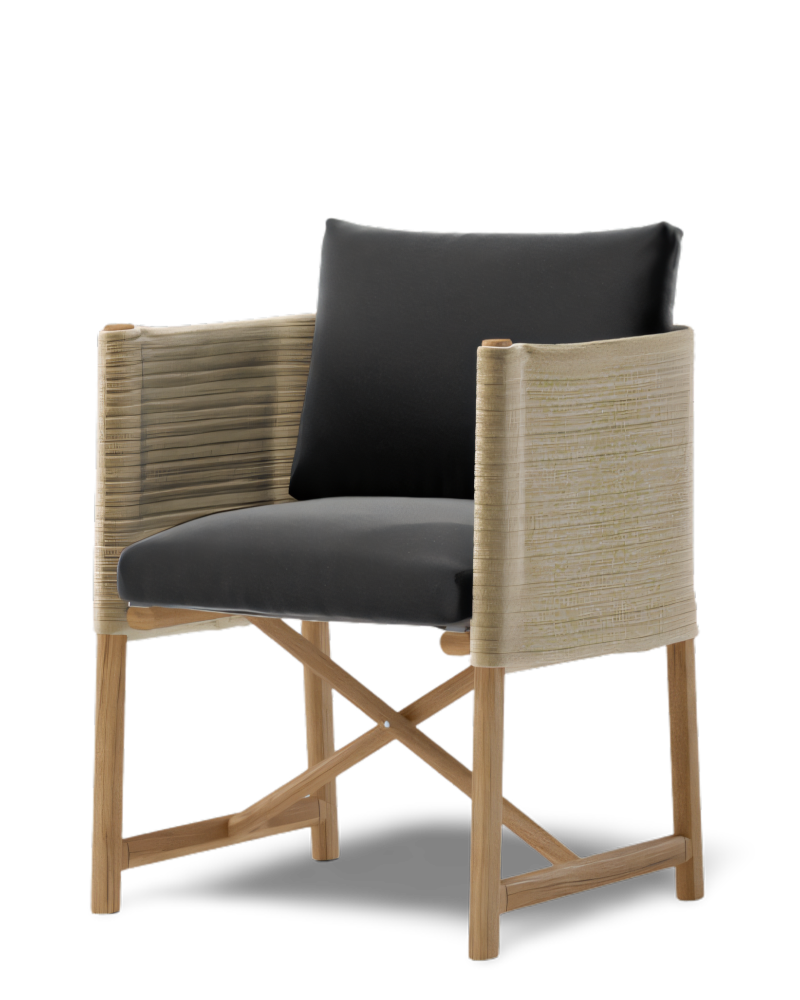 Sillón de comedor plegable Giro 455 Soga | 01L Charcoal Terrain Elements