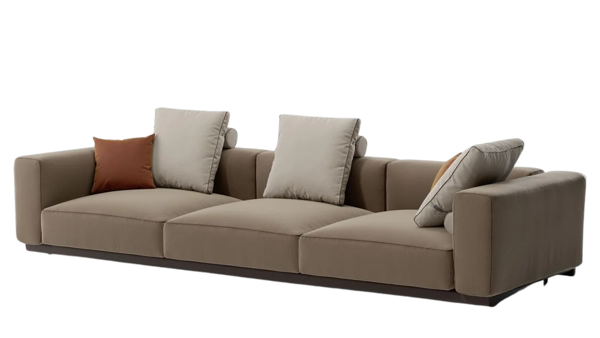 Sofá de 3 plazas XL Molo | Low leg L03 | Estructura aluminio 01C