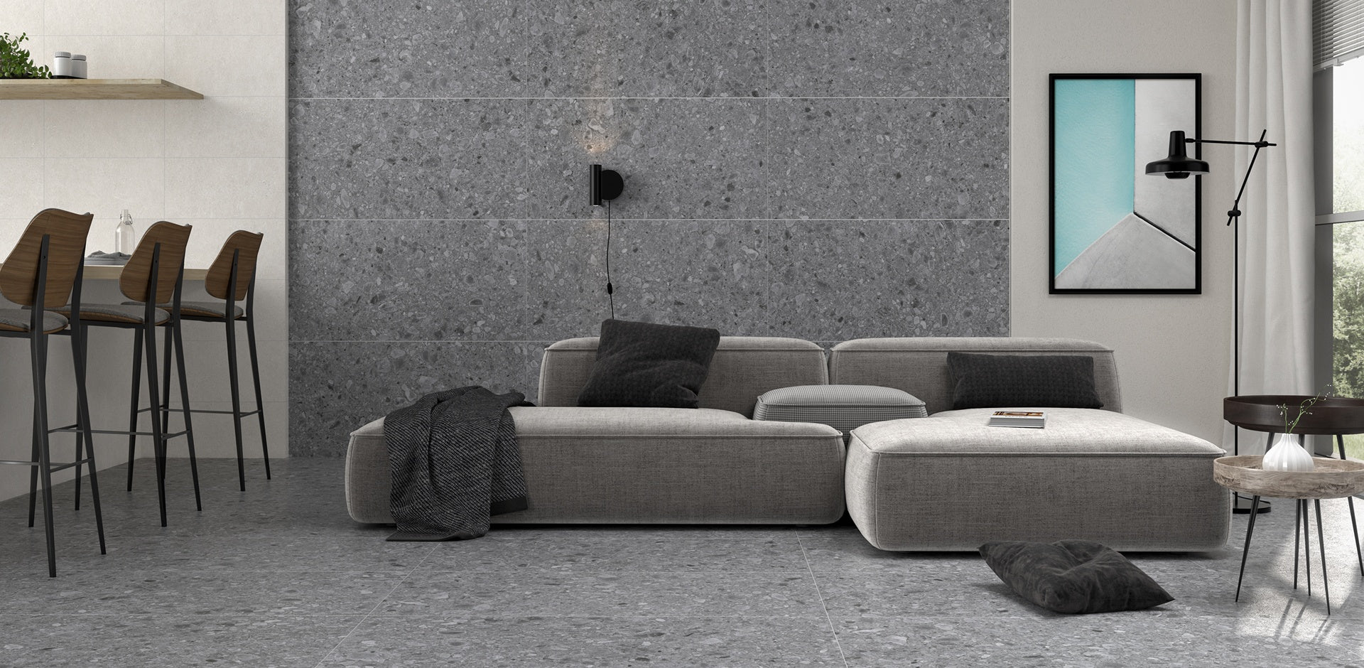 Revestimiento porcelánico colección Flodsten