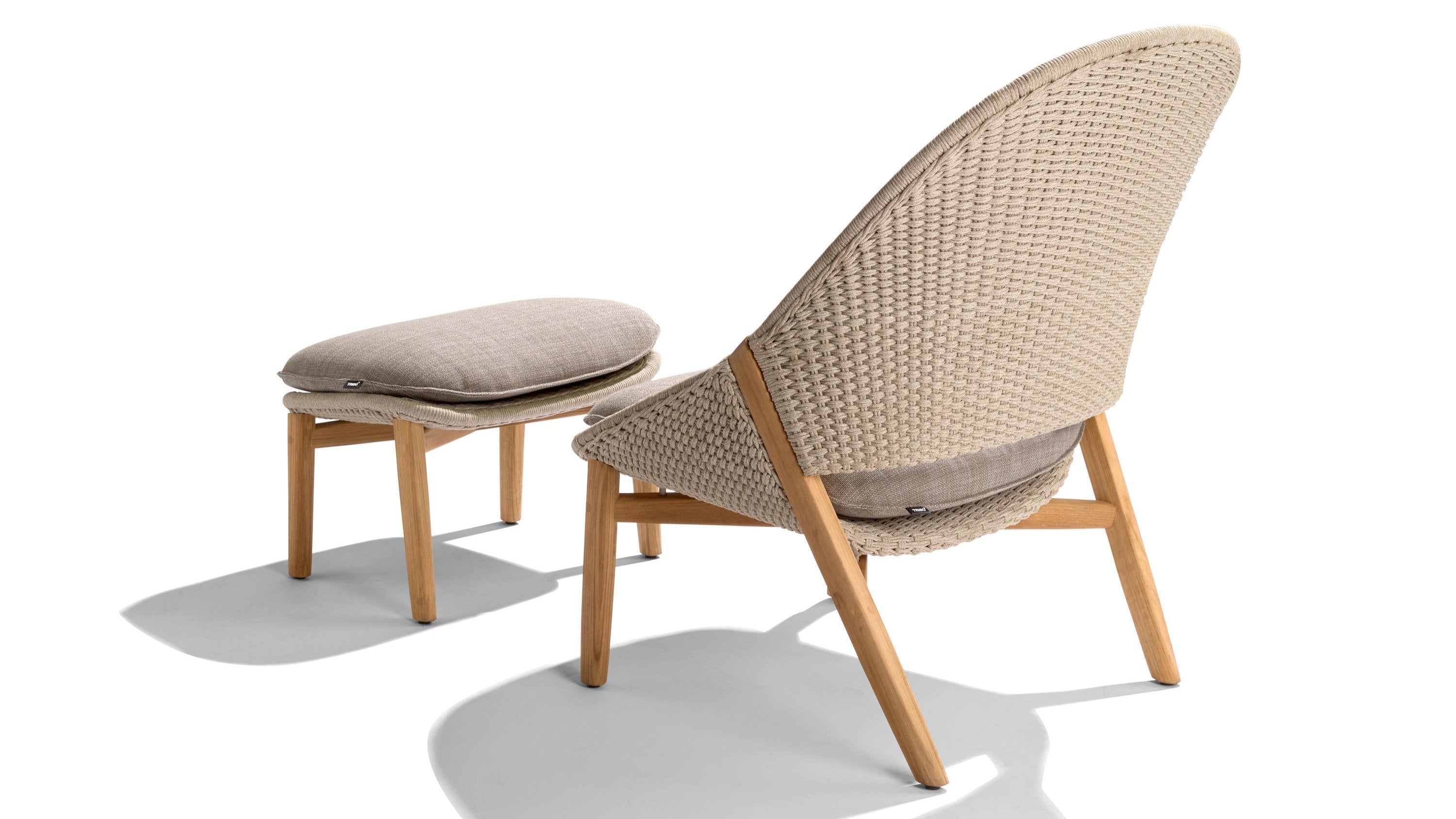 Sillón de exterior Elio con respaldo alto