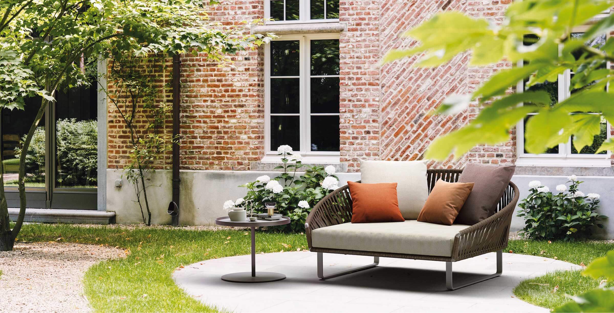 Daybed Bitta Bela Rope | Pie de aluminio 01C | Cuerda Z01