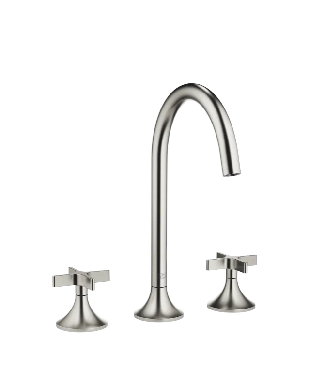 Grifo de lavabo con batería americana y válvula automática VAIA