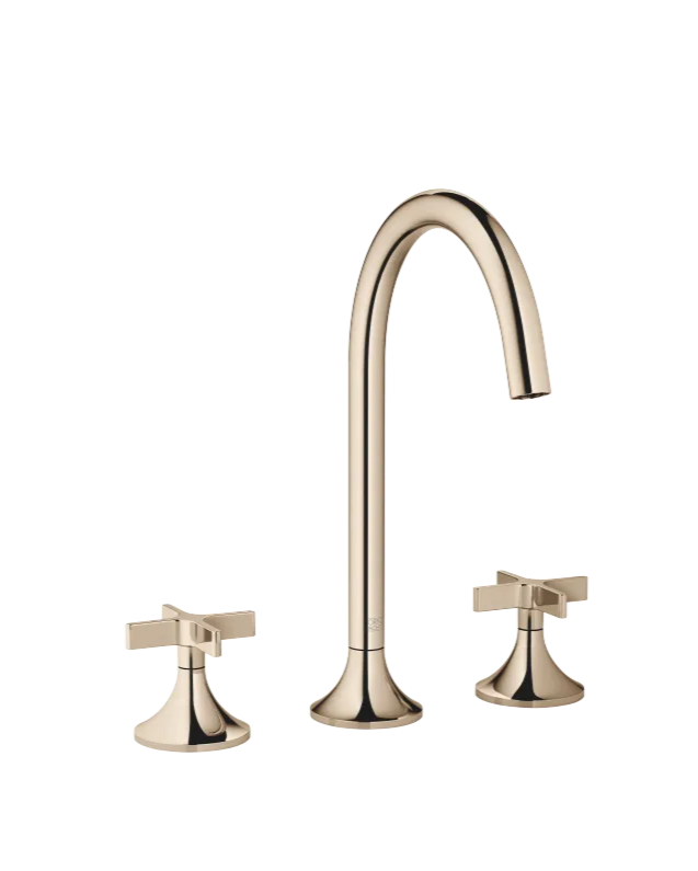 Grifo de lavabo con batería americana y válvula automática VAIA