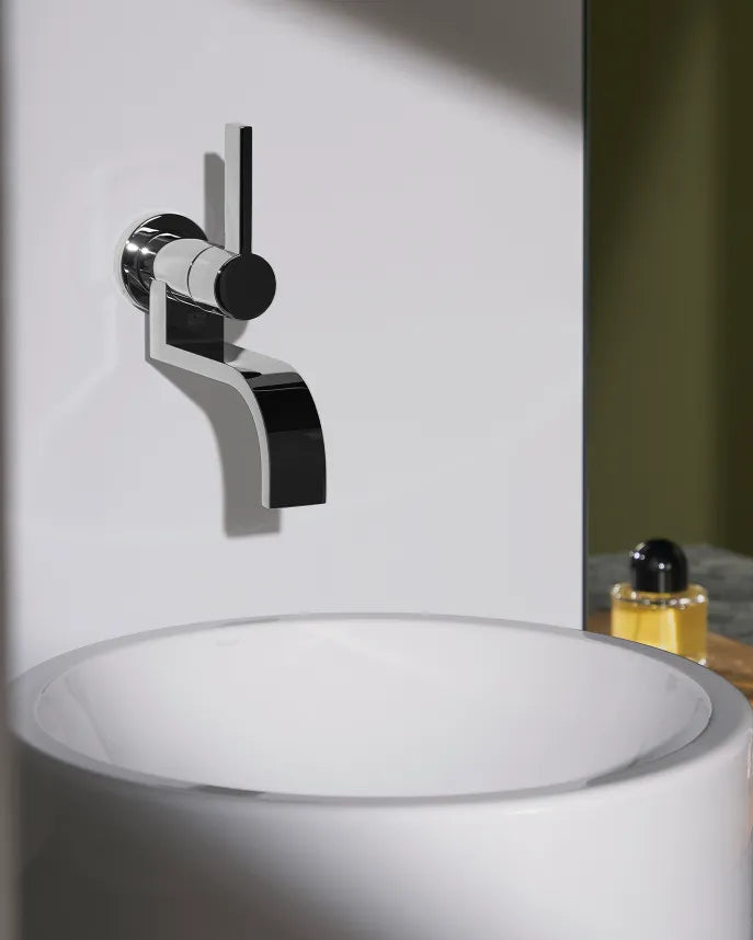 Grifo de lavabo con monomando mural de lavabo sin válvula MEM
