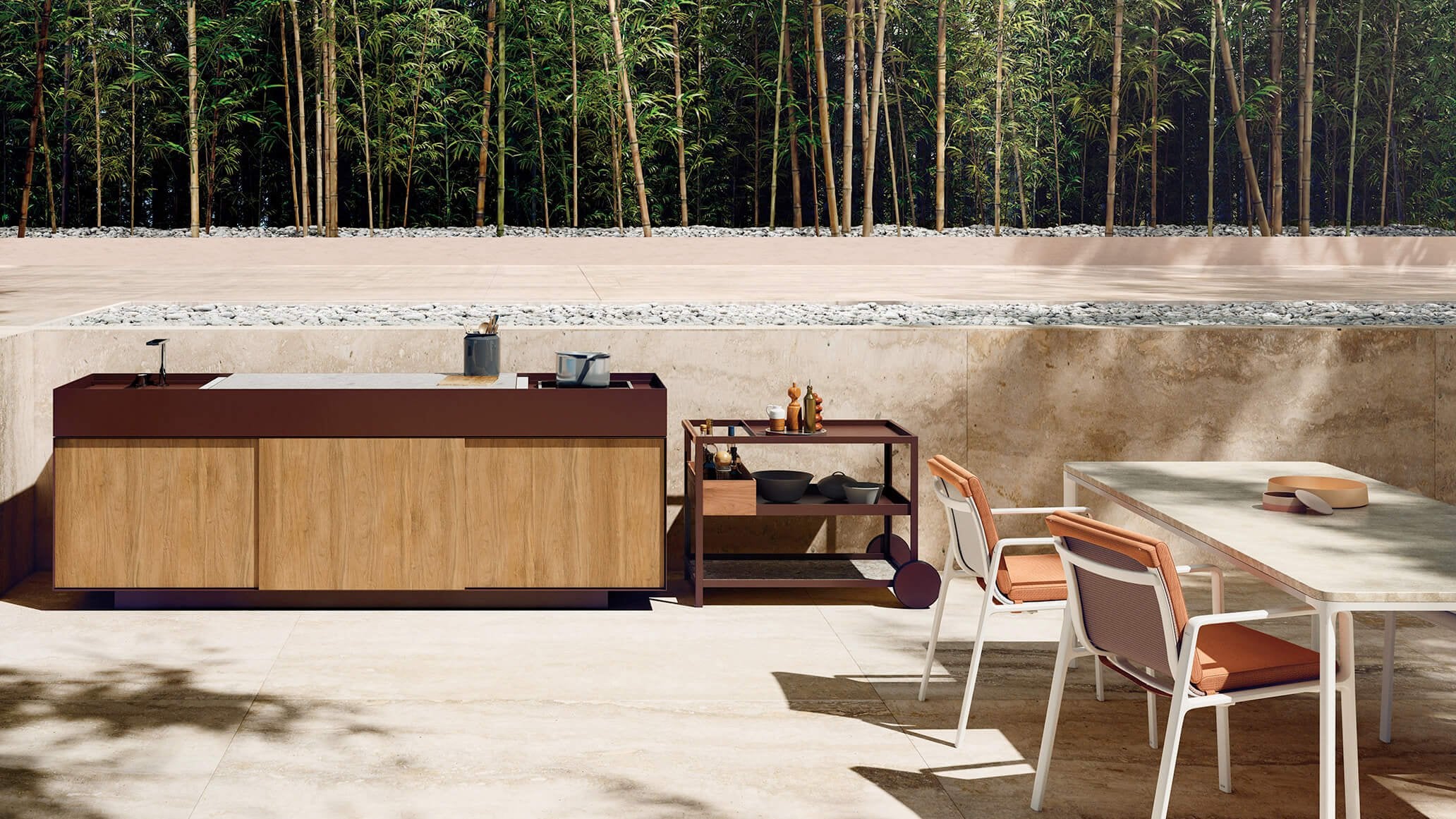 Cocina de inducción para exterior