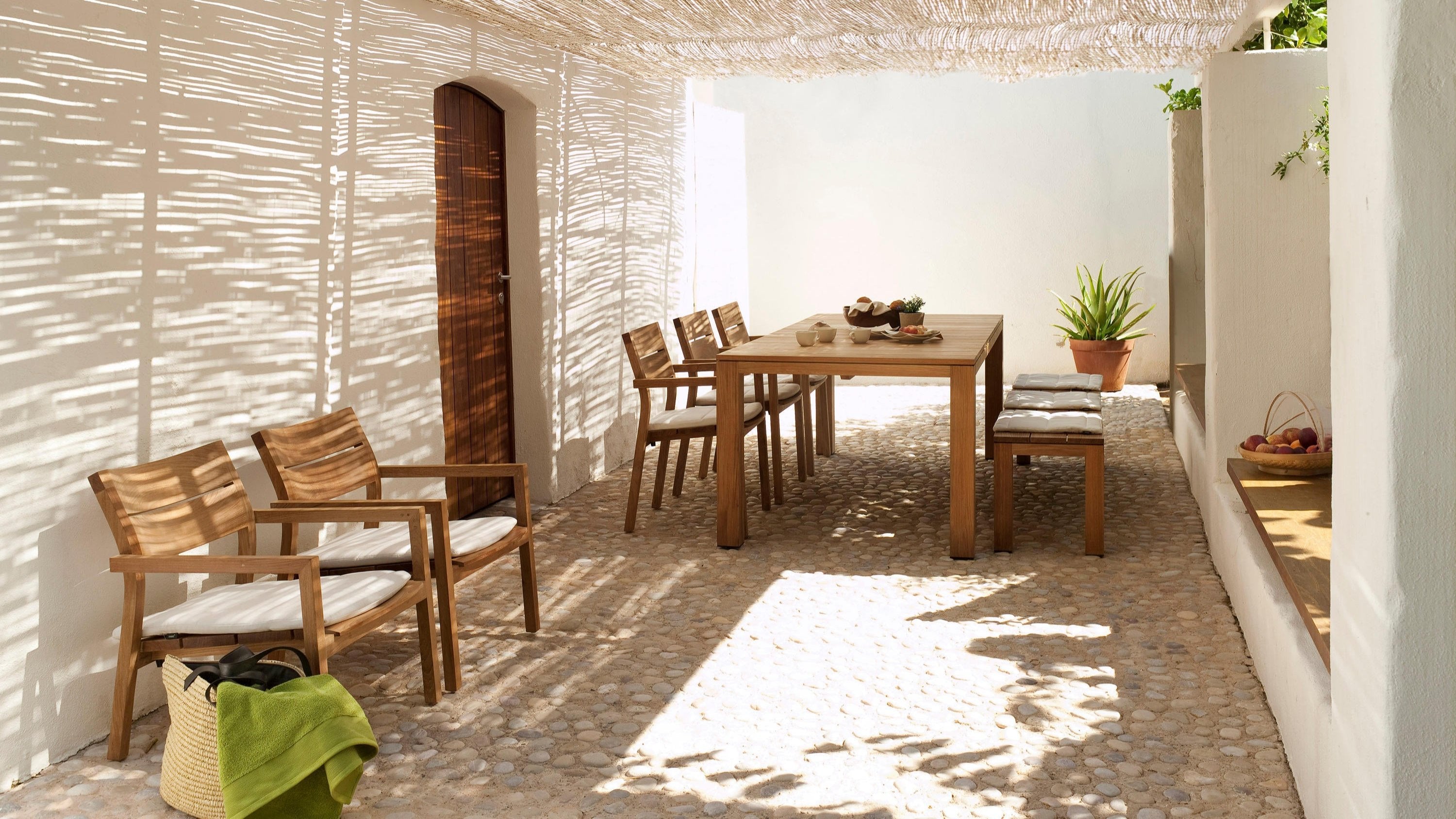 Mesa de comedor de exterior Kos