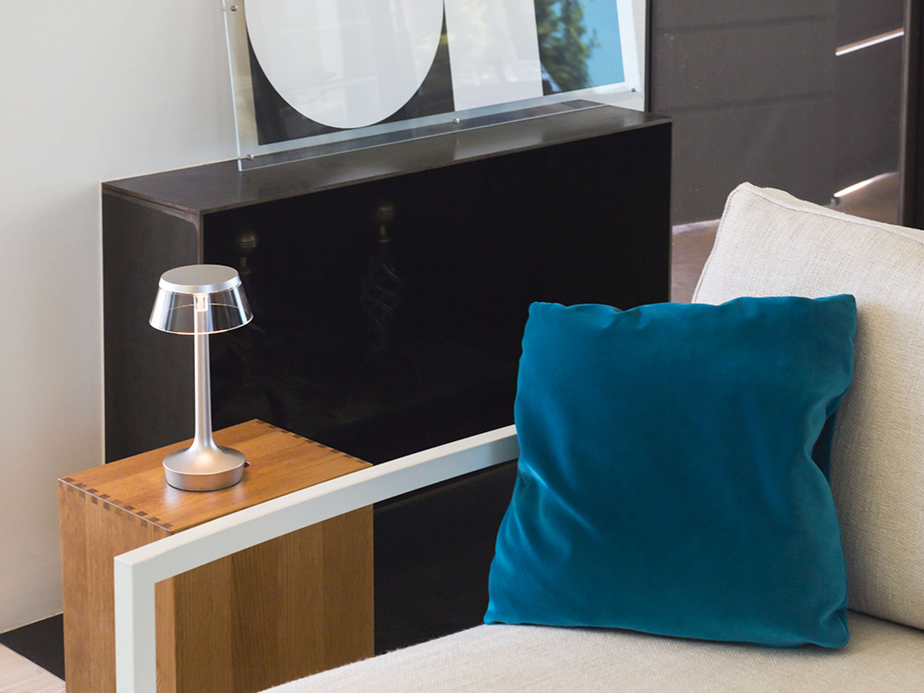 Bon Jour Unplugged Table Lamp