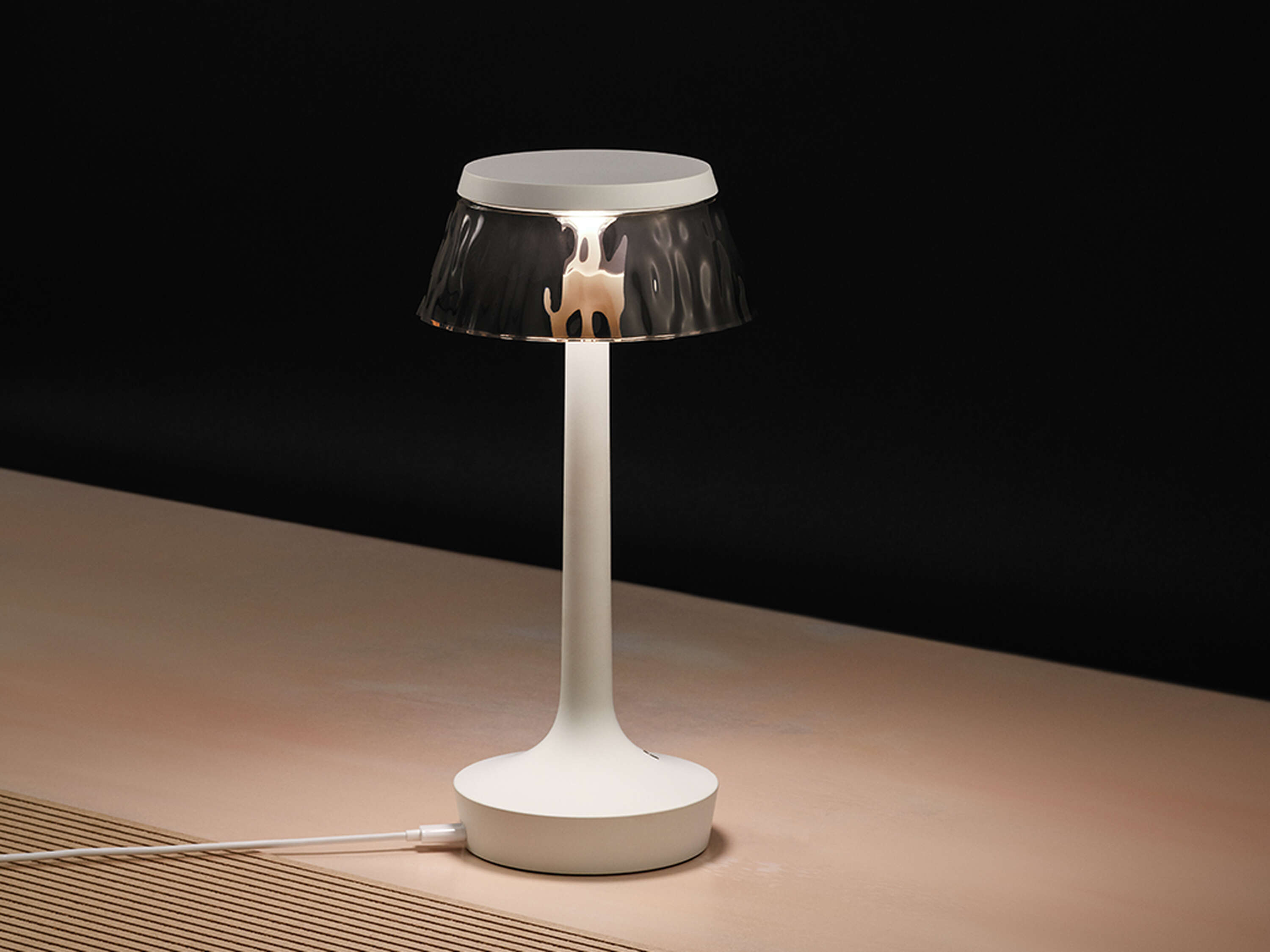 Bon Jour Unplugged Table Lamp