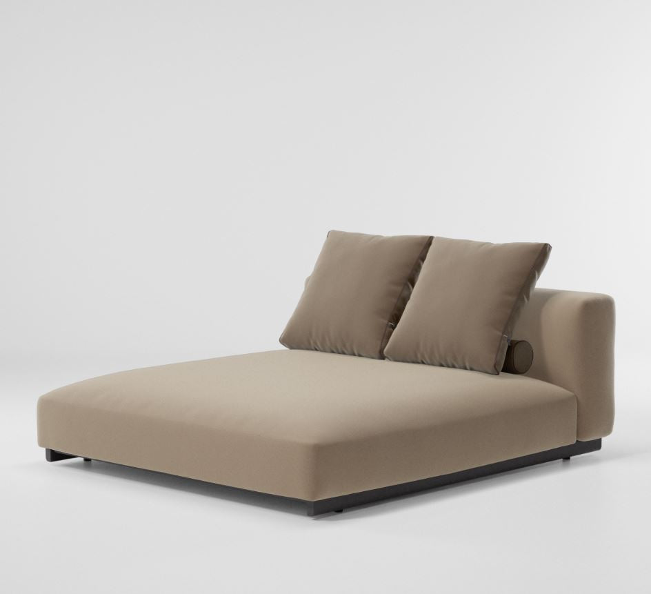Molo Double Chaise Lounge Outdoor Sofa | Low Base 01C