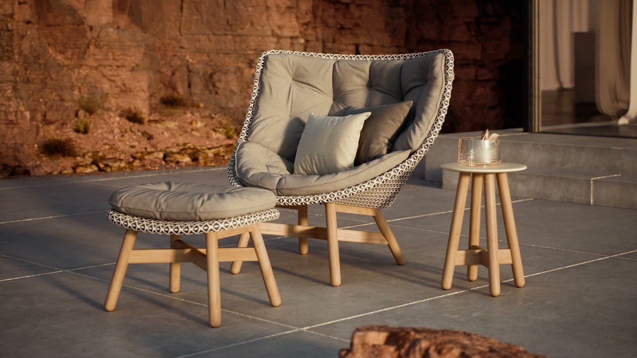 'MBRACE' DEDON ARMCHAIR AND STOOL
