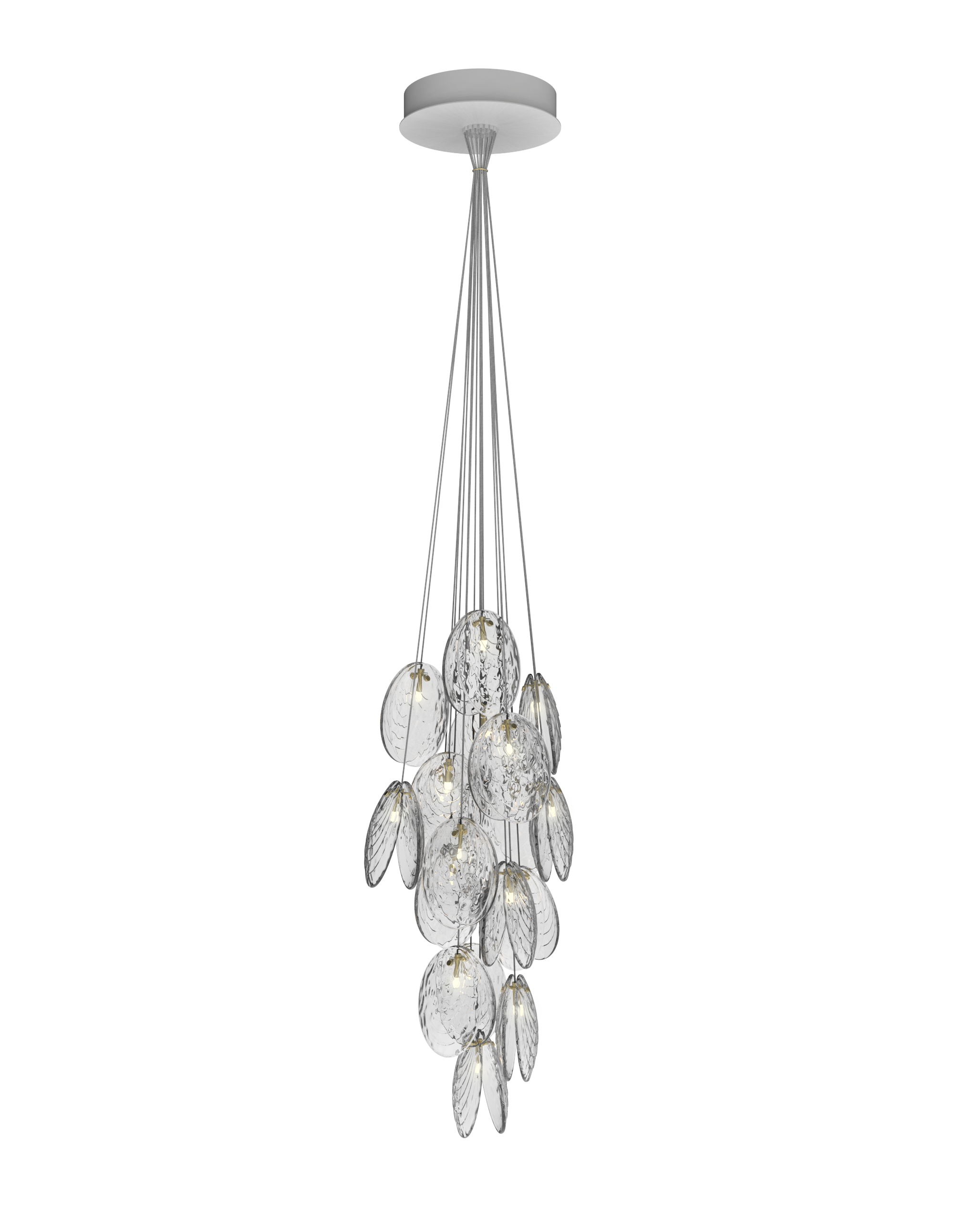 Lámpara de techo Mussels Cluster 18 pcs