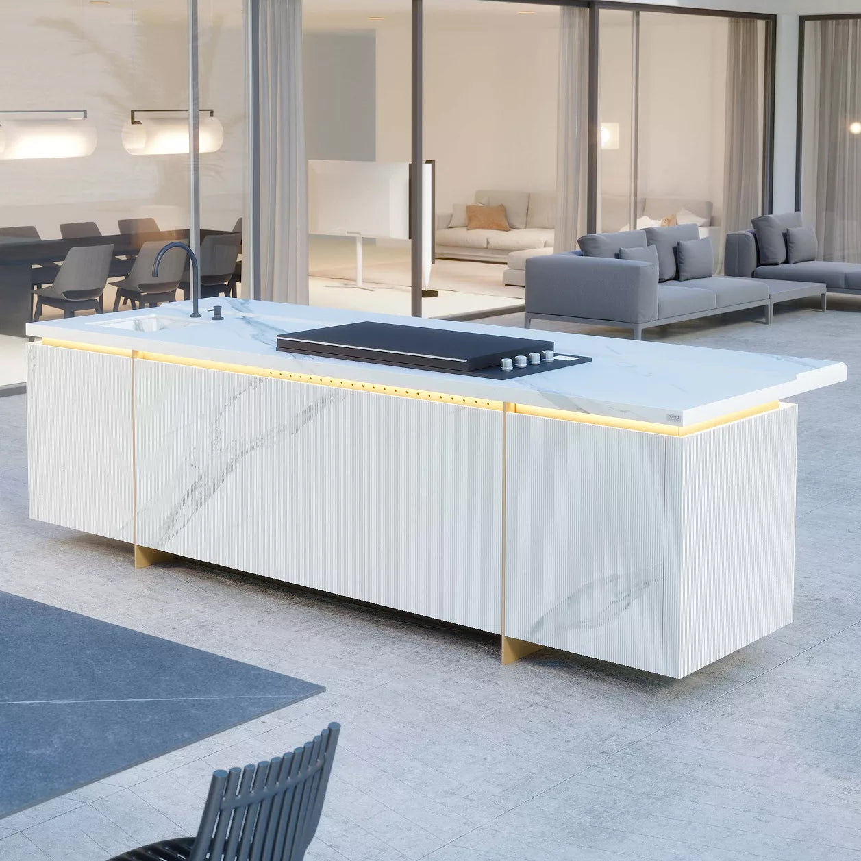 Cocina Sistema N3 Modo Lineal