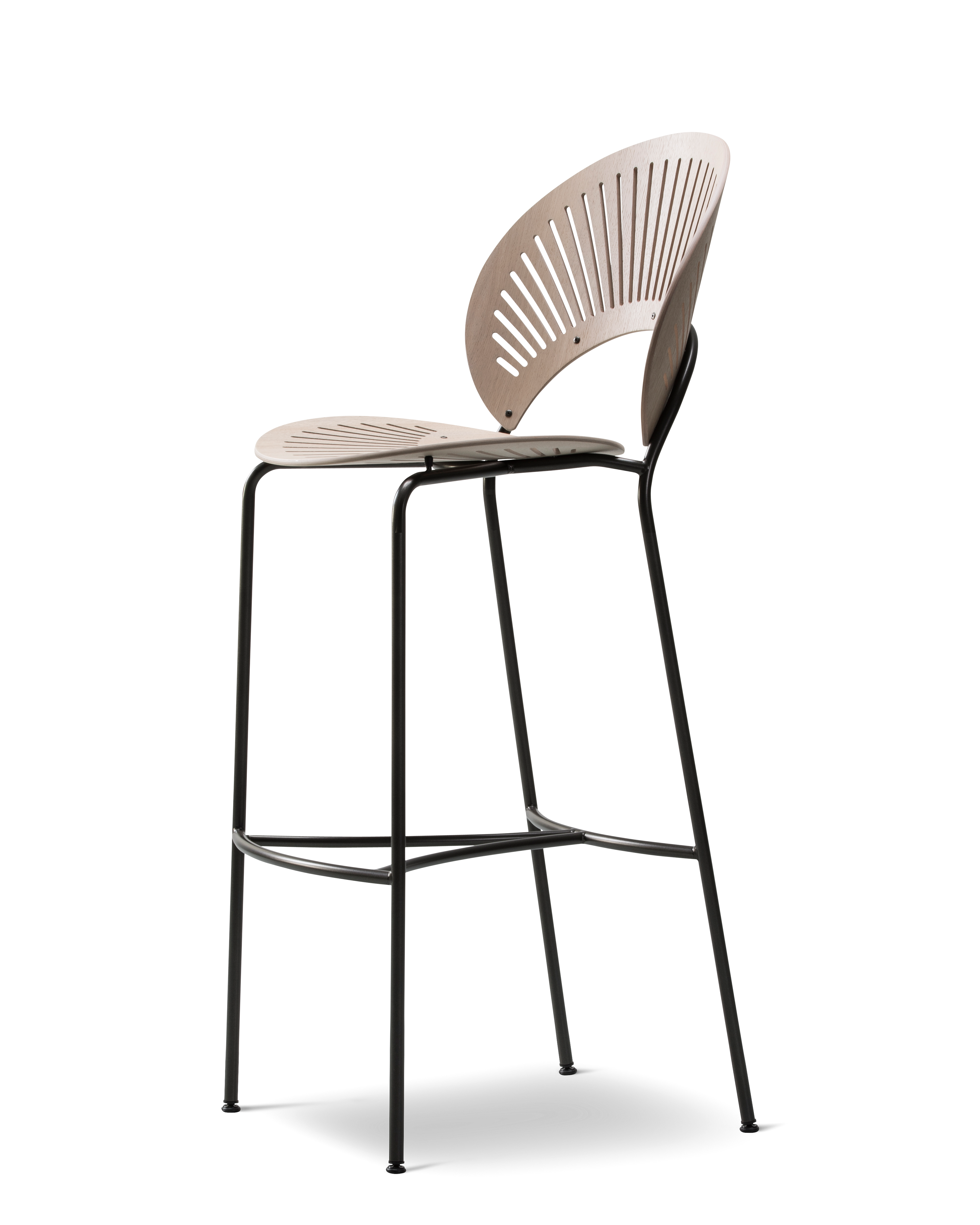 Trinidad bar stool with wooden seat
