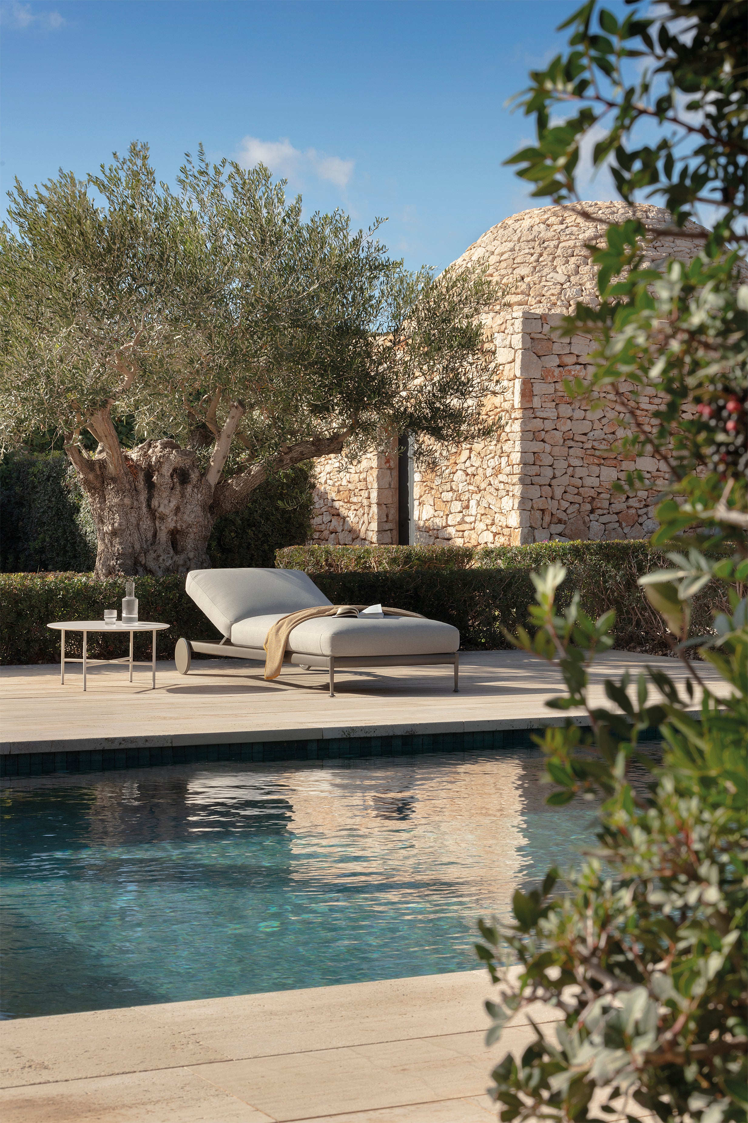 Tumbona con ruedas Obi