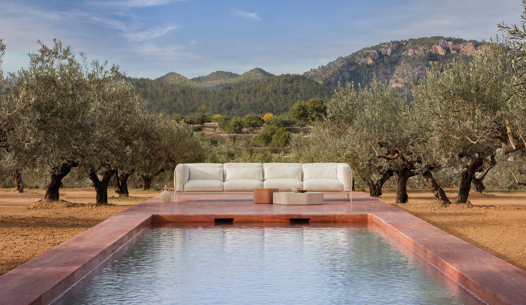 Obi outdoor sofa left side module